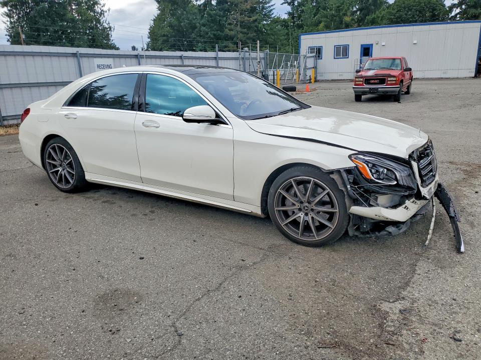 2019 Mercedes-benz S-klasse VIN WDDUG8DB2KA429389 COPART salvage auction — FRONT END, Wa - Bill Of Sale, sold $17,200 on 2026-08-10 (photo 4)
