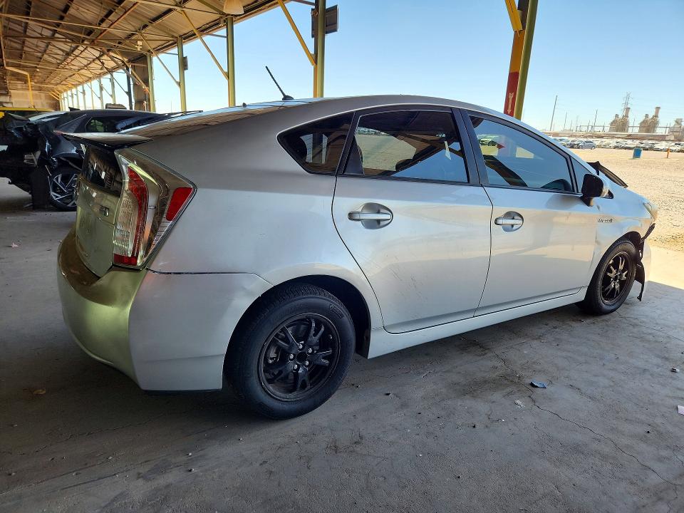2014 Toyota Prius VIN JTDKN3DUXE0358609 COPART salvage auction — FRONT END, Az - Cert Of Title - Salvage, sold $950 on 2026-07-15 (photo 3)