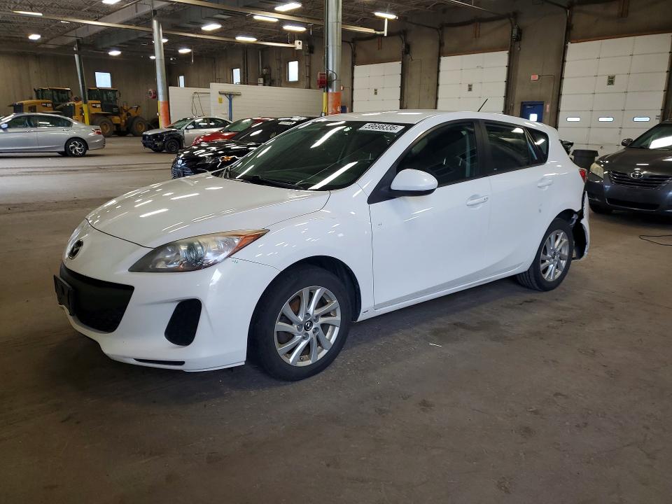 2013 Mazda 3 VIN JM1BL1L74D1792930 COPART salvage auction — REAR END, MN - CERT OF TITLE-PRIOR SALVAGE, sold $250 on 2026-07-21 (photo 1)