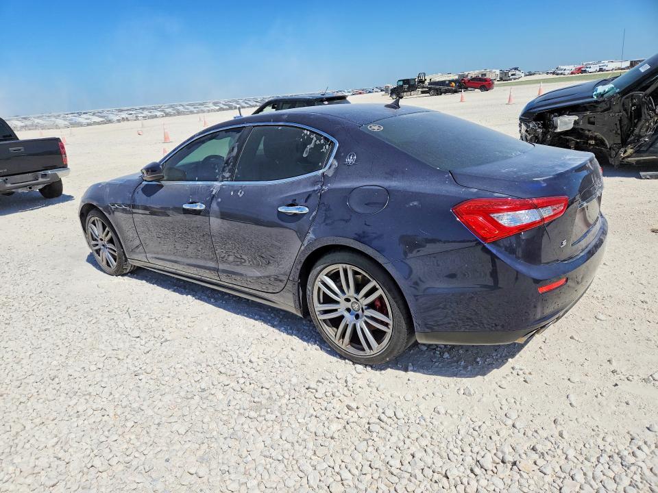 2017 Maserati Ghibli VIN ZAM57RSA9H1226650 COPART salvage auction — MECHANICAL, Tx - Certificate Of Title, sold $60 on 2026-07-16 (photo 2)