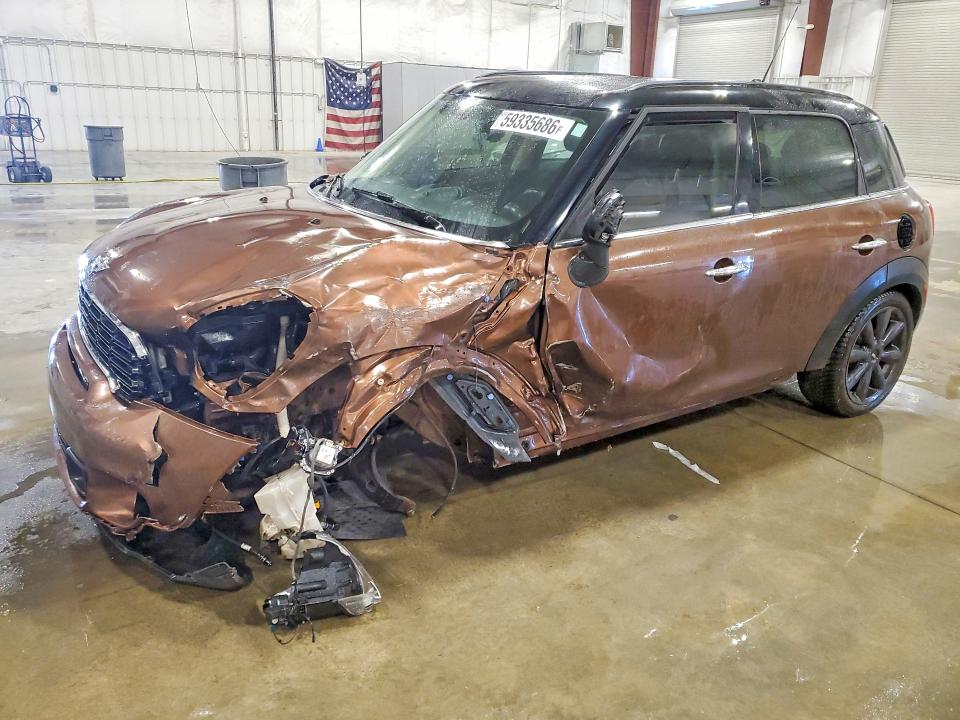 2013 Mini VIN WMWZC5C5XDWP34101 COPART salvage auction — FRONT END, TN - SALVAGE CERTIFICATE, sold $450 on 2026-08-03 (photo 1)