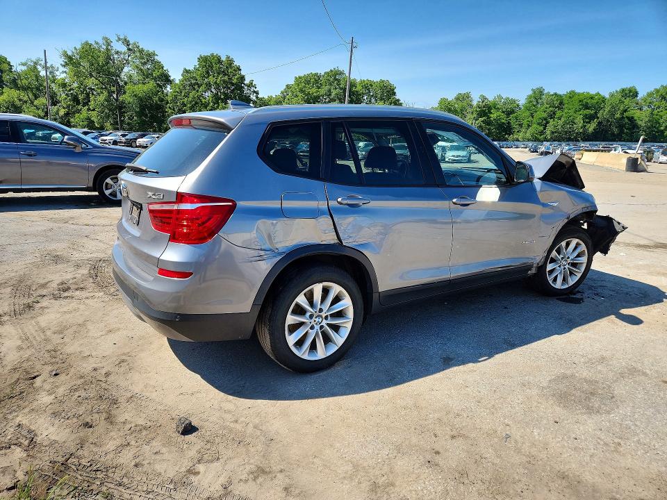 2015 BMW X3 VIN 5UXWX9C57F0D52195 COPART salvage auction — FRONT END, Ny - Mv-907A Salvage Certificate, sold $325 on 2026-07-23 (photo 3)
