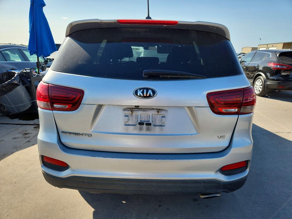 2020 Kia Sorento VIN 5XYPGDA5XLG614693 COPART salvage auction — MECHANICAL, Tx - Certificate Of Title, sold $1,200 on 2026-07-16 (photo 6)