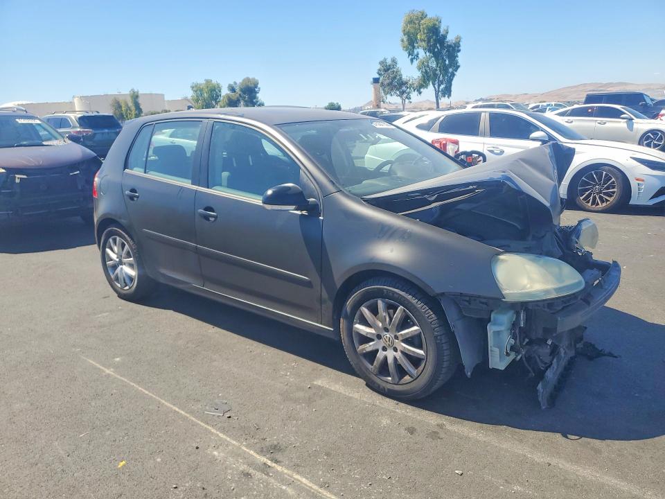 2009 Volkswagen Rabbit VIN WVWDB71K49W140700 COPART salvage auction — FRONT END, CA - SALVAGE CERTIFICATE, sold $50 on 2026-07-22 (photo 4)