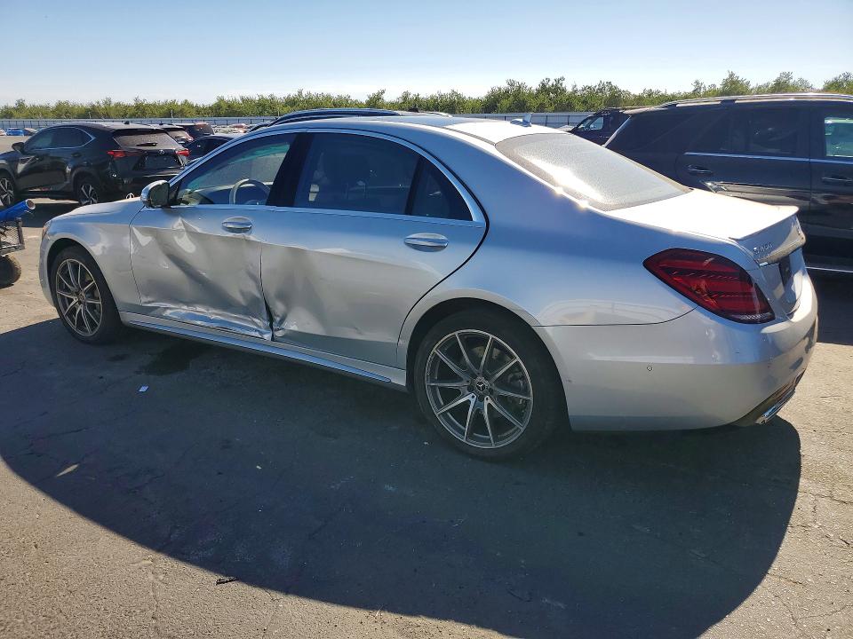 2019 Mercedes-benz S-klasse VIN WDDUG6GB7KA468043 COPART salvage auction — SIDE, Ca - Salvage Certificate, sold $15,500 on 2026-08-06 (photo 2)