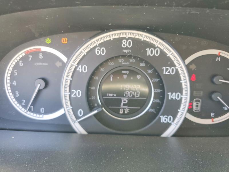 2013 Honda Accord VIN 1HGCR2F36DA101271 COPART salvage auction — FRONT END, Ca - Salvage Certificate, sold $1,550 on 2026-07-09 (photo 9)