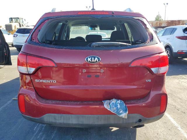 2015 Kia Sorento VIN 5XYKTDA73FG651192 COPART salvage auction — VANDALISM, CA - DIS/DLR/EXP LIEN PAPERS-SALV, sold $175 on 2026-07-31 (photo 6)