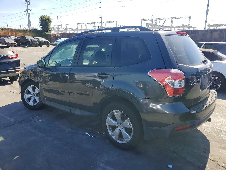 2015 Subaru Forester VIN JF2SJADC8FH512262 COPART salvage auction — FRONT END, Ca - Salvage Certificate, sold $200 on 2026-08-21 (photo 2)