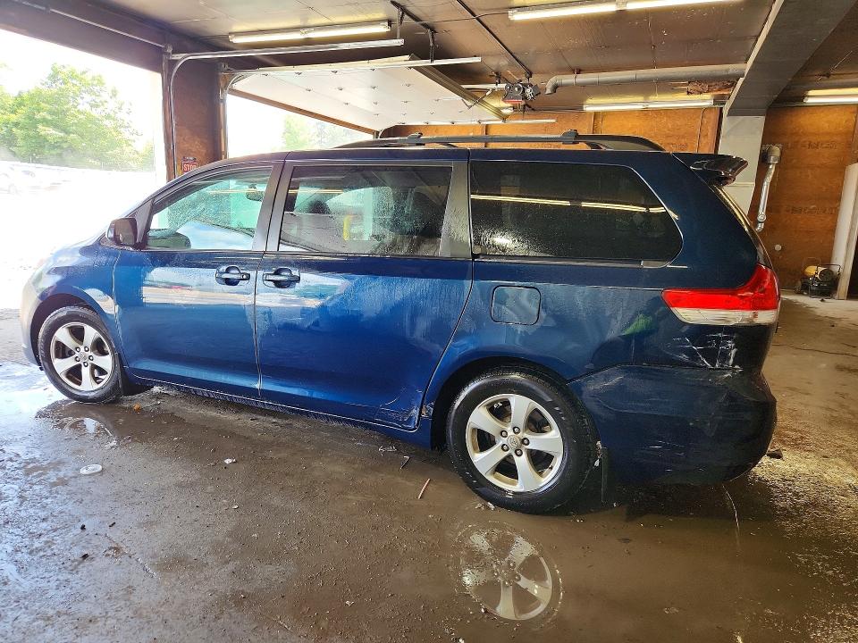 2011 Toyota Sienna VIN 5TDKK3DC2BS152533 COPART salvage auction — REAR END, PA - CERTIFICATE OF SALVAGE, sold $925 on 2026-07-16 (photo 2)