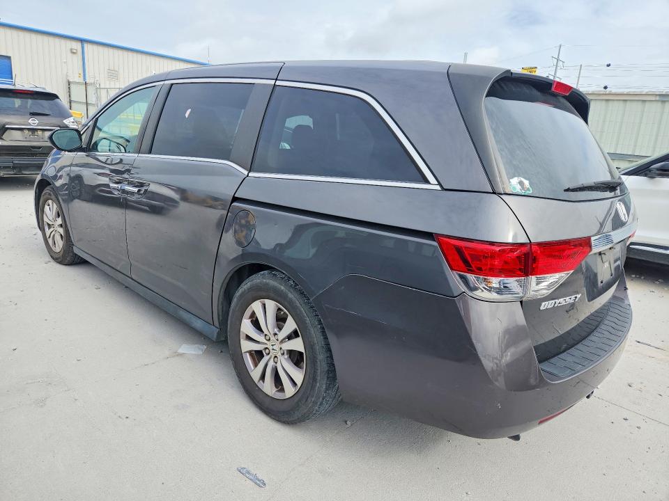 2014 Honda Odyssey VIN 5FNRL5H49EB025247 COPART salvage auction — FRONT END, Tx - Salvage Vehicle Title, sold $4,400 on 2026-07-31 (photo 2)