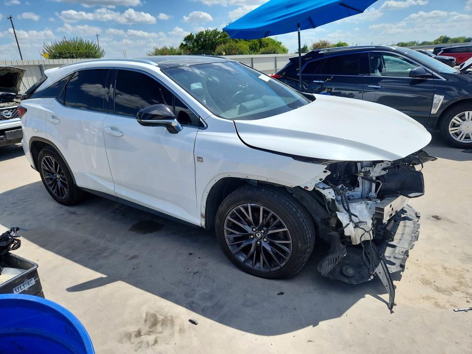 2019 Lexus Rx VIN 2T2BZMCA0KC182572 COPART salvage auction — FRONT END, Tx - Salvage Vehicle Title, sold $11,100 on 2026-07-31 (photo 4)