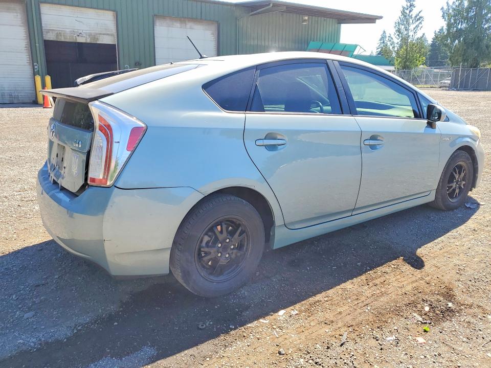 2012 Toyota Prius VIN JTDKN3DU1C1492576 COPART salvage auction — REAR END, WA - BILL OF SALE, sold $625 on 2026-07-18 (photo 3)