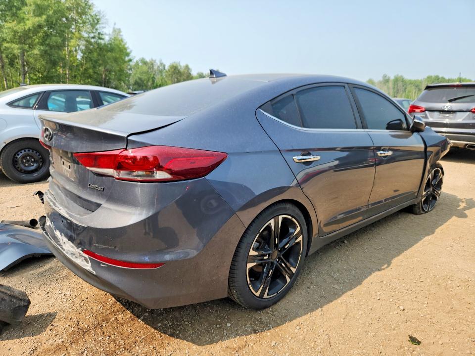 2018 Hyundai Elantra VIN KMHD84LF5JU497554 COPART salvage auction — FRONT END, Salvage Title, sold $200 on 2026-07-21 (photo 3)