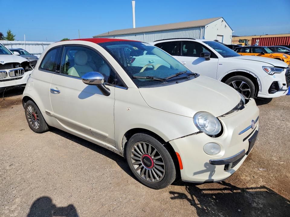 2012 Fiat 500 VIN 3C3CFFER9CT378478 COPART salvage auction — FRONT END, On - Permit Salvage, sold $200 on 2026-08-18 (photo 4)