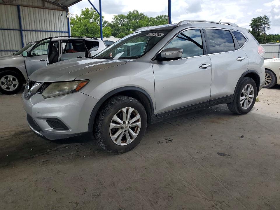 2015 Nissan Rogue VIN KNMAT2MV1FP515652 COPART salvage auction — REAR END, Ga - Cert Of Title-Salvage, sold $550 on 2026-07-30 (photo 1)