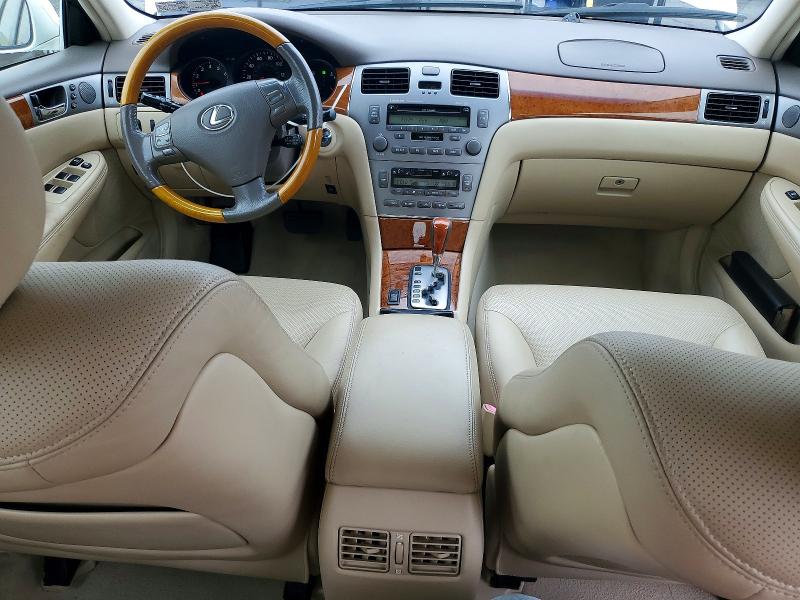 2005 Lexus Es 330 VIN JTHBA30G155057630 COPART salvage auction — FRONT END, PA - CERTIFICATE OF SALVAGE, sold $475 on 2026-07-24 (photo 8)
