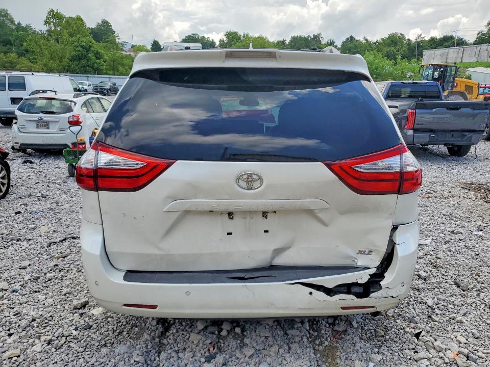 2018 Toyota Sienna VIN 5TDYZ3DC3JS910058 COPART salvage auction — REAR END, Ky - Cert Of Title-Salvage, sold $10,800 on 2026-07-17 (photo 6)