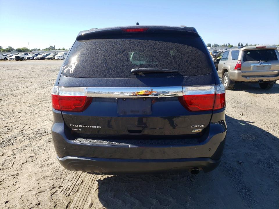 2013 Dodge Durango VIN 1C4RDJDGXDC676520 COPART salvage auction — MINOR DENT/SCRATCHES, Ca - Dis/Dlr/Exp Only Clean Title, sold $900 on 2026-07-23 (photo 6)