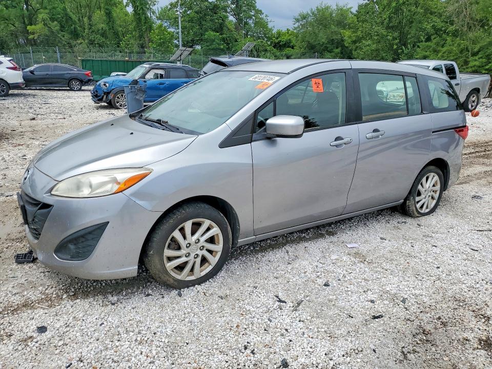 2012 Mazda 5 VIN JM1CW2BL3C0122838 COPART salvage auction — WATER/FLOOD, Md - Certificate Of Title, sold $400 on 2026-07-21 (photo 1)