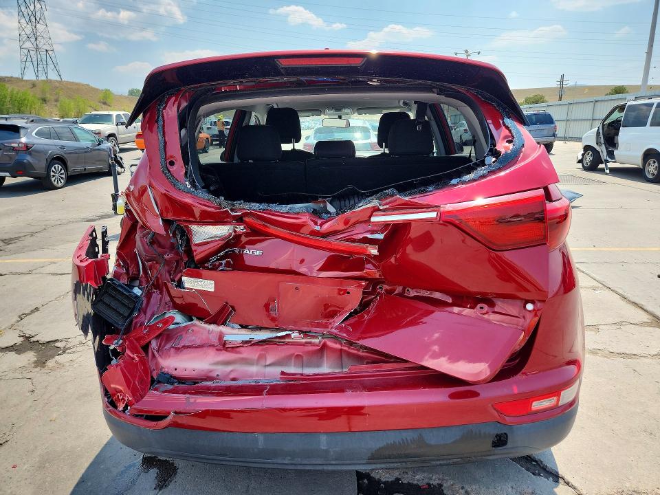 2017 Kia Sportage VIN KNDPMCAC8H7194325 COPART salvage auction — REAR END, Co - Public - Salvage Title, sold $2,250 on 2026-08-24 (photo 6)