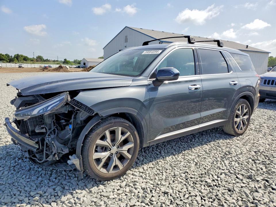 2021 Hyundai Palisade VIN KM8R4DHE6MU244930 COPART salvage auction — FRONT END, Oh - Cert Of Title-Salvage, sold $5,900 on 2026-07-20 (photo 1)