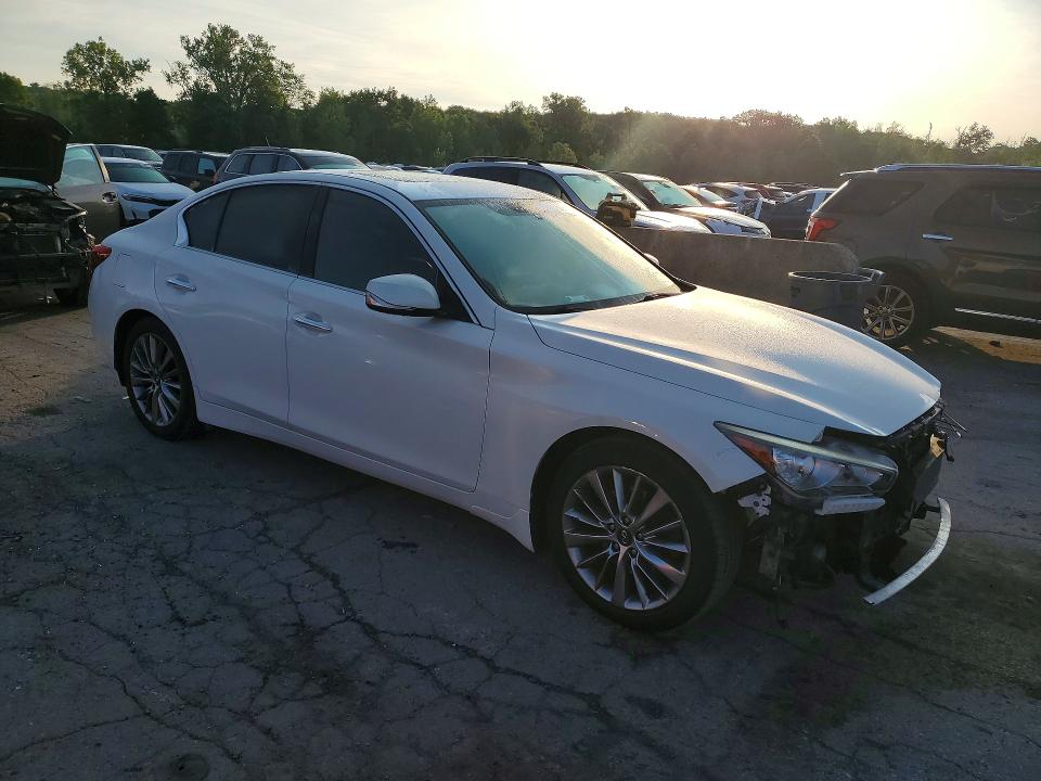 2018 Infiniti Q50 VIN JN1EV7AR0JM432064 COPART salvage auction — FRONT END, Ny - Mv-907A Salvage Certificate, sold $425 on 2026-07-28 (photo 4)