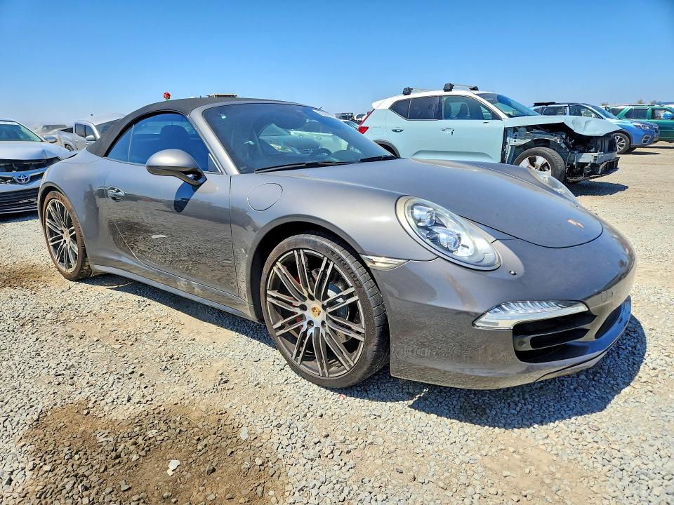 2015 Porsche 911 VIN WP0CB2A97FS154198 COPART salvage auction — SIDE, Ca - Salvage Certificate, sold $6,700 on 2026-07-21 (photo 4)