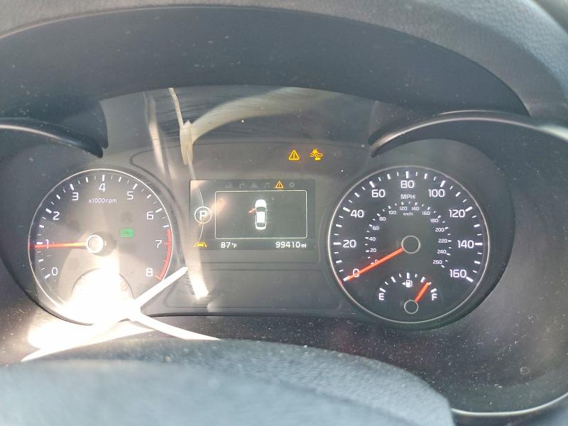 2016 Kia Optima VIN 5XXGV4L27GG113375 COPART salvage auction — SIDE, TX - SALVAGE VEHICLE TITLE (P), sold $2,600 on 2026-07-16 (photo 9)