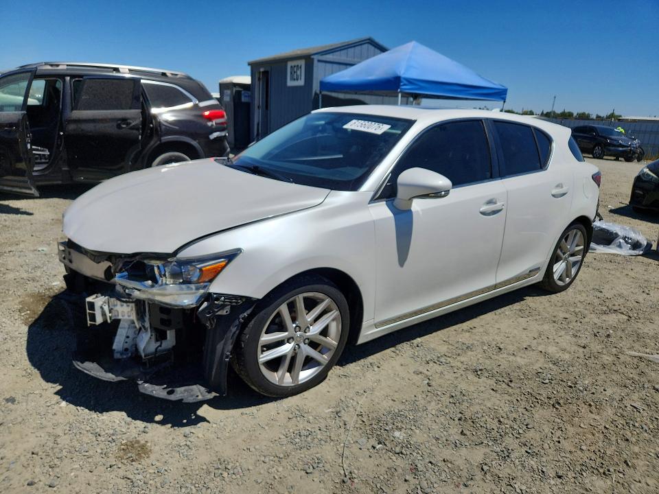 2016 Lexus Ct 200 VIN JTHKD5BH5G2274403 COPART salvage auction — REAR END, Ca - Salvage Certificate, sold $425 on 2026-07-30 (photo 1)