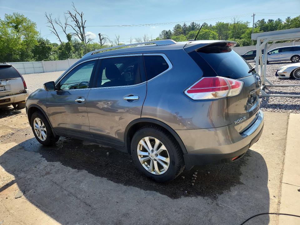 2015 Nissan Rogue VIN KNMAT2MVXFP508909 COPART salvage auction — REAR END, WI - CERTIFICATE OF TITLE, sold $225 on 2026-07-27 (photo 2)