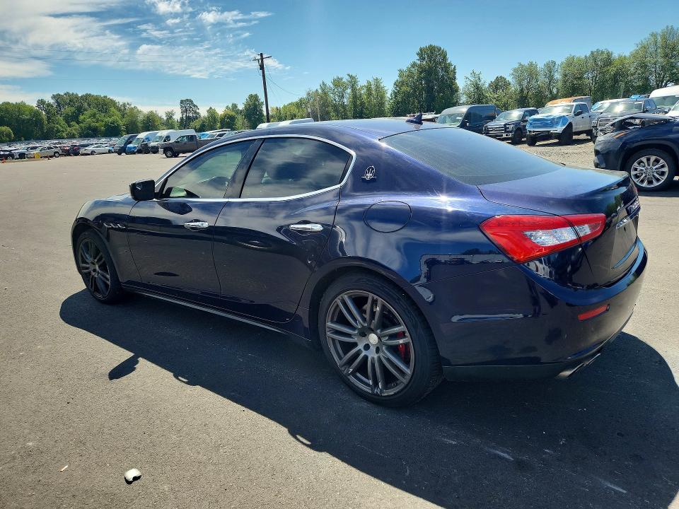 2015 Maserati Ghibli VIN ZAM57XSA0F1129869 COPART salvage auction — MECHANICAL, Or - Cert Of Title-Reconstructed, sold $1,200 on 2026-08-03 (photo 2)