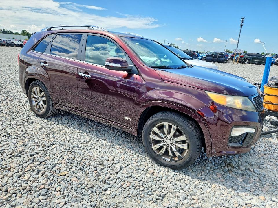 2012 Kia Sorento VIN 5XYKWDA29CG285827 COPART salvage auction — MECHANICAL, Fl - Certificate Of Title, sold $2,025 on 2026-07-18 (photo 4)