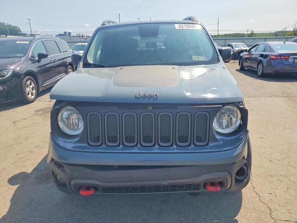 2017 Jeep Renegade VIN ZACCJBCB4HPG37126 COPART salvage auction — FRONT END, Pa - Certificate Of Salvage, sold $750 on 2026-08-14 (photo 5)