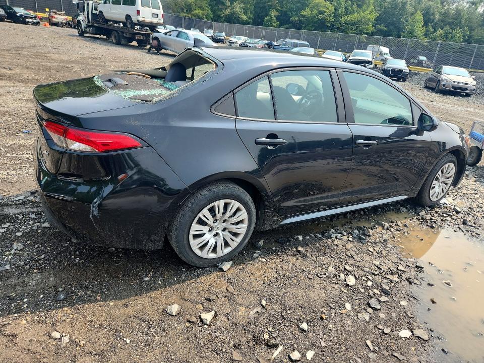 2022 Toyota Corolla VIN 5YFEPMAE0NP363141 COPART salvage auction — WATER/FLOOD, Md - Cert Of Salvage-Flood Damage, sold $4,150 on 2026-07-31 (photo 3)
