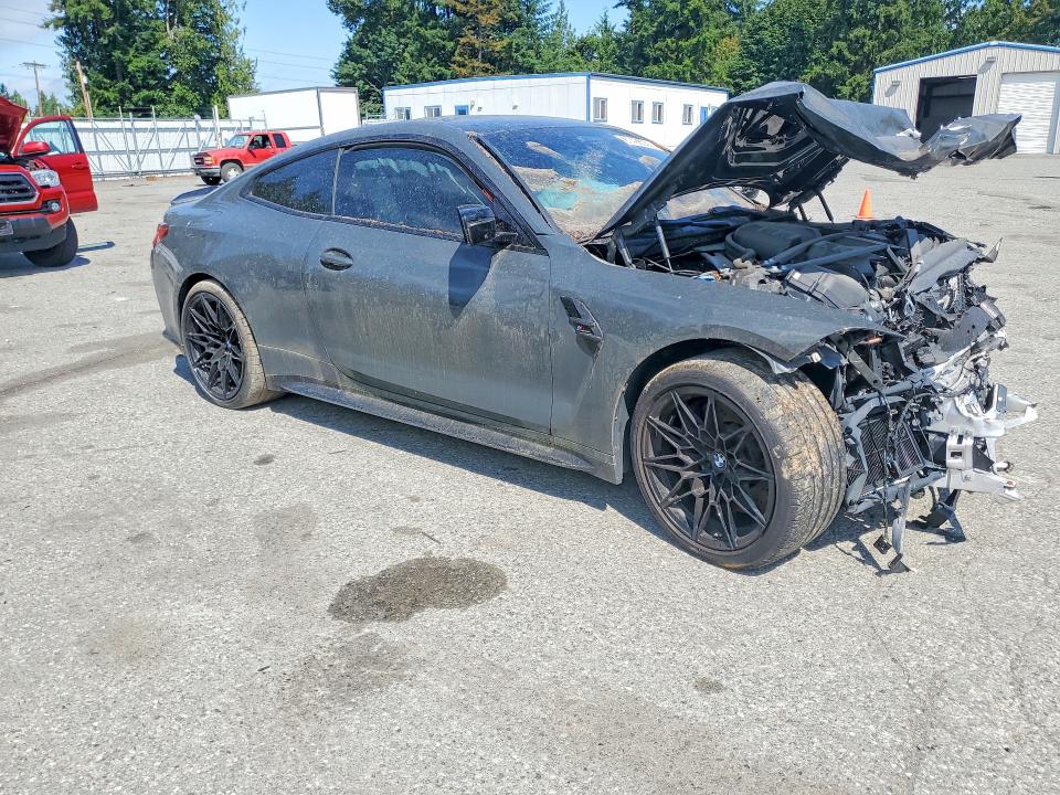 2024 BMW M4 VIN WBS43AZ04RCP71440 COPART salvage auction — FRONT END, Wa - Bill Of Sale, sold $16,000 on 2026-08-03 (photo 4)