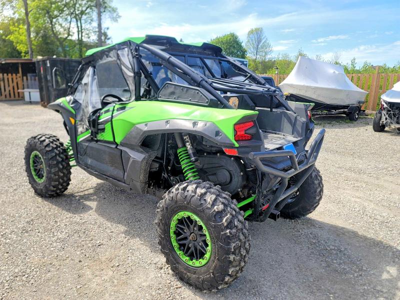 2020 Kawasaki Krx VIN JKARFCA1XLB500359 COPART salvage auction — DAMAGE HISTORY, ON - NO TITLE AVAILABLE (P), sold $6,100 on 2026-08-20 (photo 3)