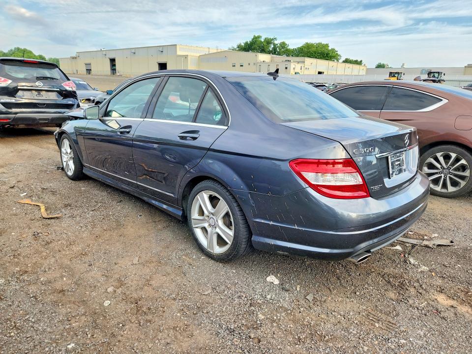 2011 Mercedes-benz C class VIN WDDGF8BB3BR163563 COPART salvage auction — FRONT END, CT - CERT OF TITLE-SALVAGE, sold $550 on 2026-08-14 (photo 2)