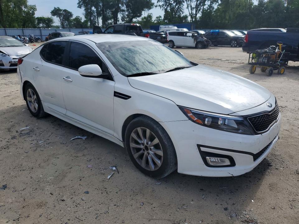 2015 Kia Optima VIN KNAGM4A77F5608449 COPART salvage auction — REAR END, Fl - Cert Of Title Slvg Rebuildable, sold $250 on 2026-07-28 (photo 4)
