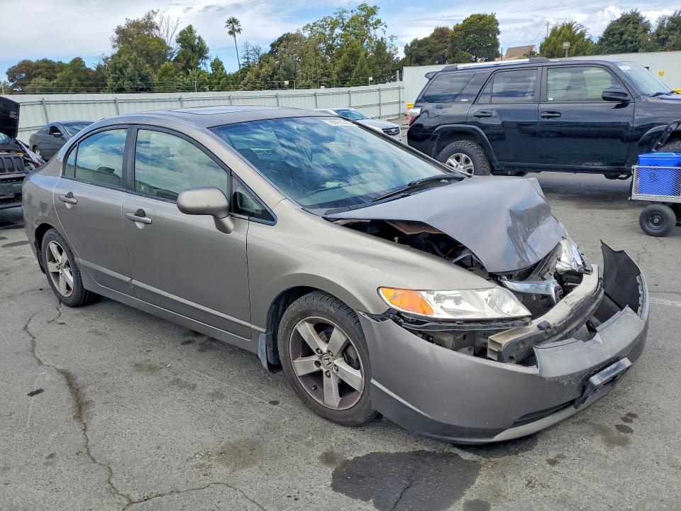 2006 Honda Civic VIN JHMFA16836S007062 COPART salvage auction — FRONT END, CA - SALVAGE CERTIFICATE, sold $500 on 2026-07-31 (photo 4)