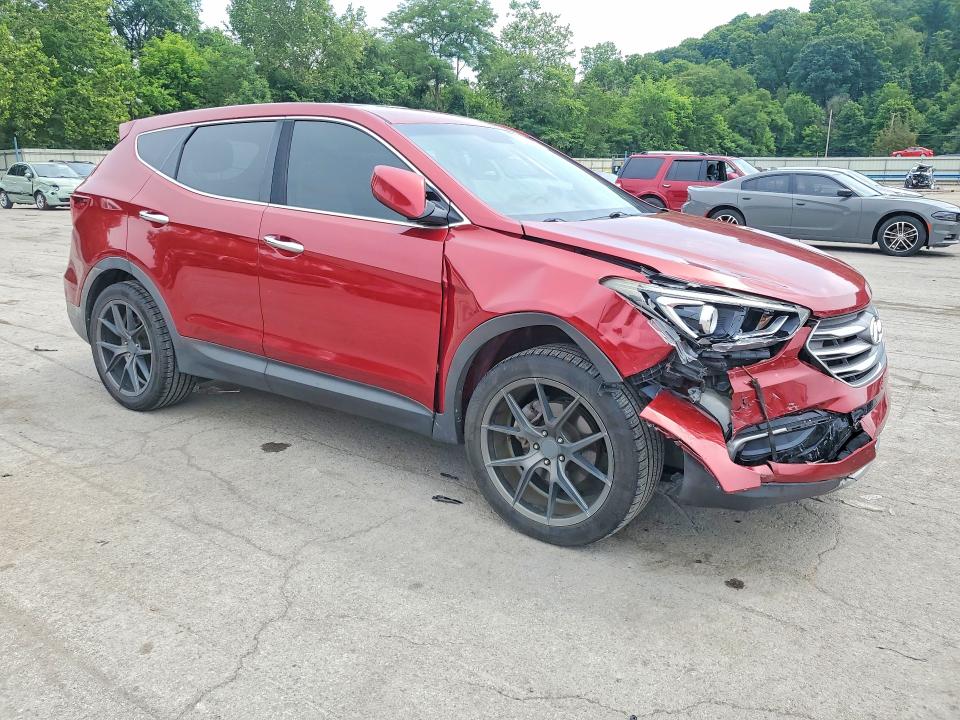 2017 Hyundai VIN 5XYZT3LB2HG391767 COPART salvage auction — FRONT END, Pa - Certificate Of Salvage, sold $1,700 on 2026-07-23 (photo 4)