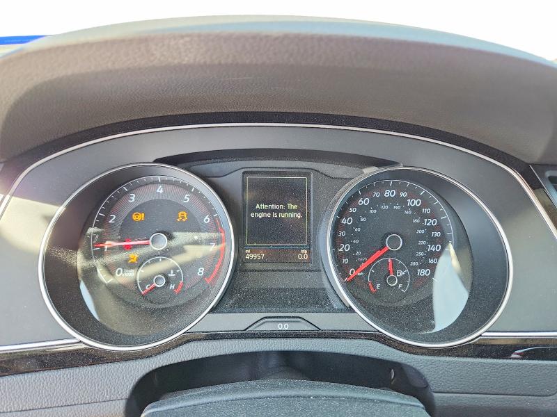 2019 Volkswagen Arteon VIN WVWAR7AN8KE030950 COPART salvage auction — FRONT END, Tx - Salvage Vehicle Title, sold $1,800 on 2026-07-16 (photo 9)