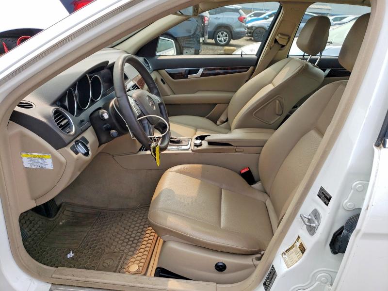 2014 Mercedes-benz C-klasse VIN WDDGF8ABXER302674 COPART salvage auction — FRONT END, Ct - Cert Of Title-Salvage, sold $550 on 2026-07-31 (photo 7)