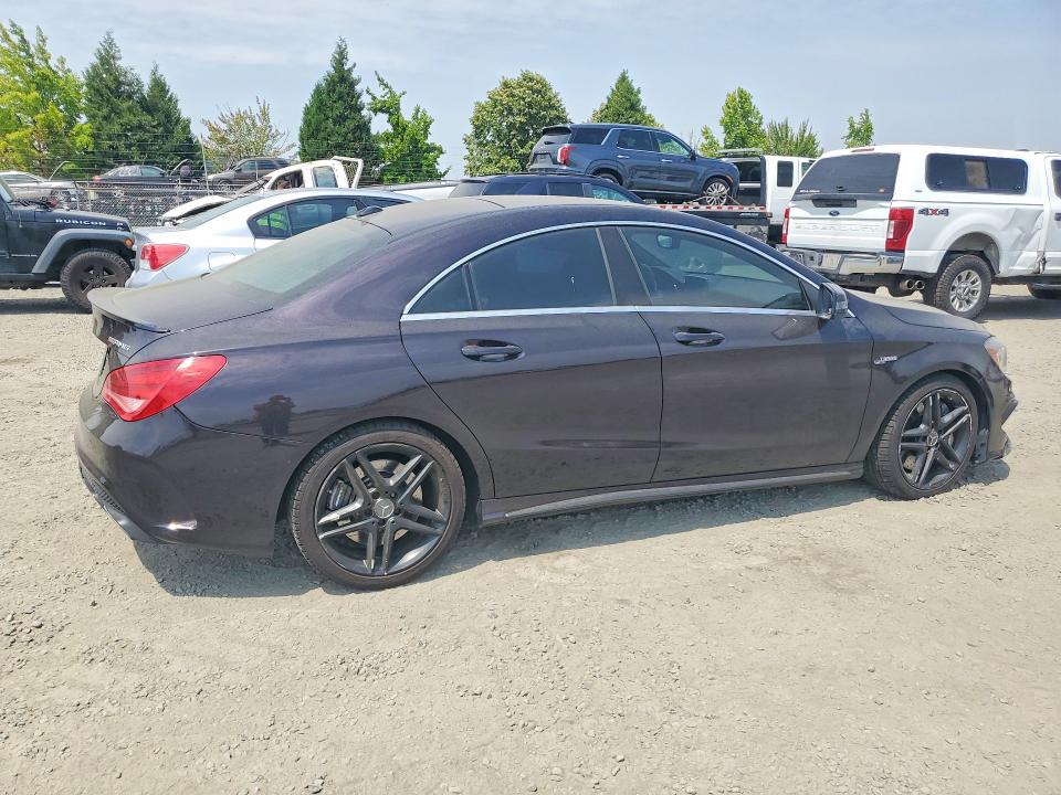 2014 Mercedes-benz Cla-klasse amg VIN WDDSJ5CB0EN086345 COPART salvage auction — NORMAL WEAR, Or - Certificate Of Title, sold $6,700 on 2026-08-11 (photo 3)