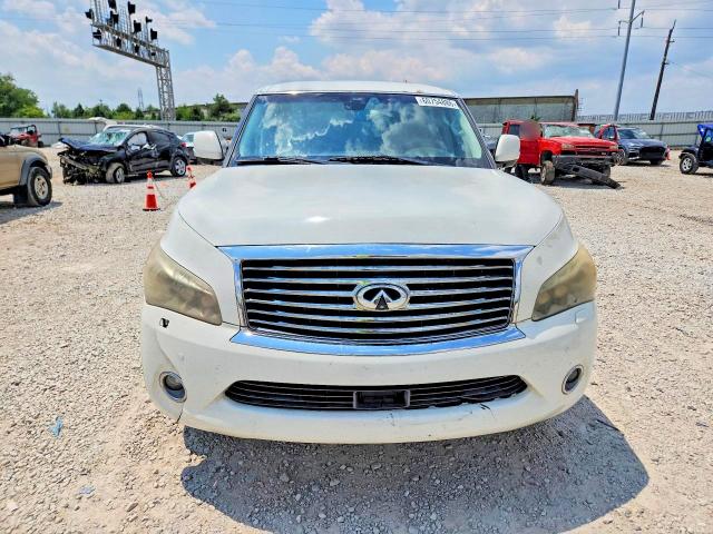 2012 Infiniti Qx56 VIN JN8AZ2NF0C9516141 COPART salvage auction — FRONT END, Oh - Certificate Of Title, sold $1,300 on 2026-07-31 (photo 5)