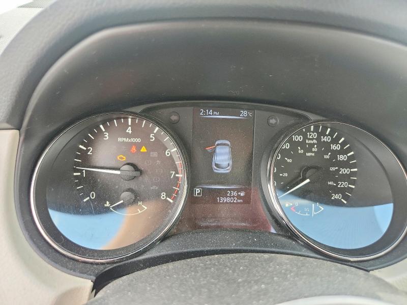 2017 Nissan Rogue VIN JN1BJ1CP5HW016274 COPART salvage auction — SIDE, ON - PERMIT NO BRAND - UNFIT, sold $375 on 2026-07-23 (photo 9)
