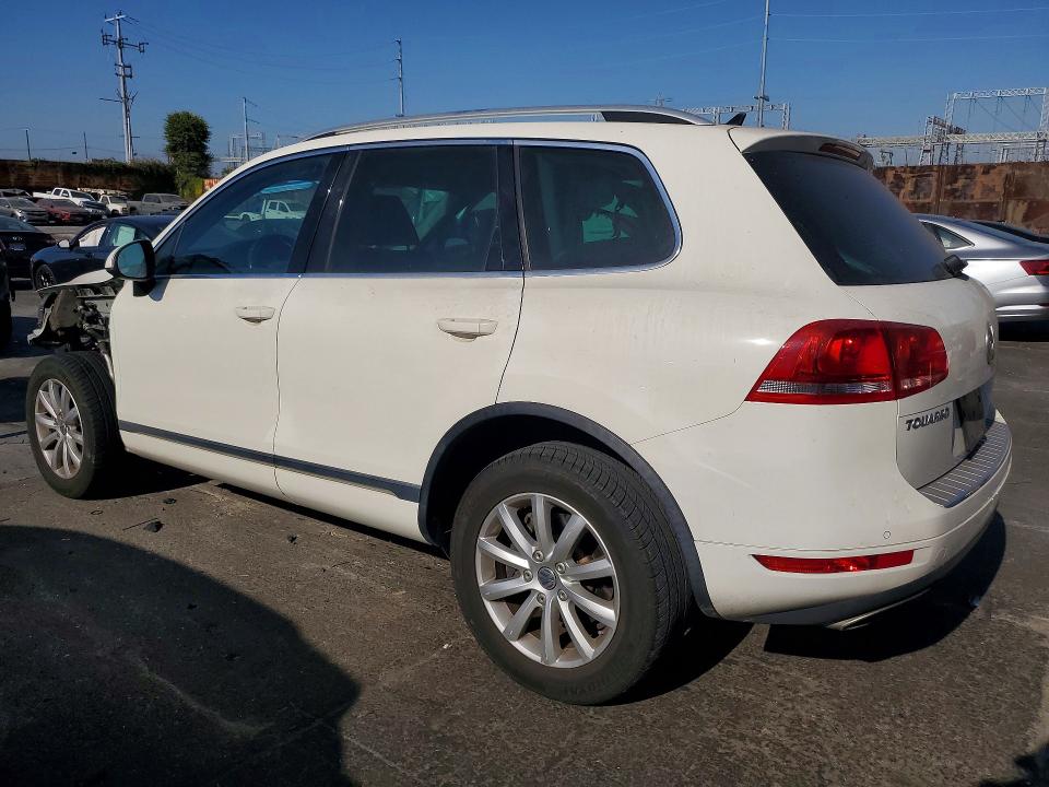 2012 Volkswagen Touareg VIN WVGFF9BP5CD001919 COPART salvage auction — FRONT END, Ca - Salvage Certificate, sold $950 on 2026-07-22 (photo 2)