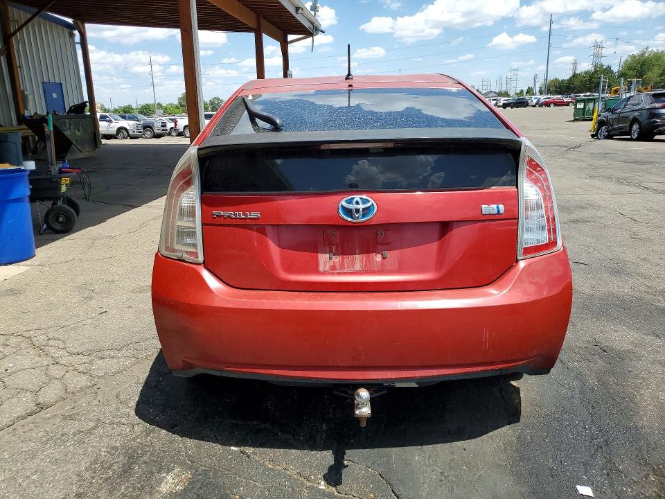 2013 Toyota Prius VIN JTDKN3DU6D5643146 COPART salvage auction — FRONT END, Fl - Derelict Vehicle Certificate (P), sold $1,100 on 2026-07-30 (photo 6)