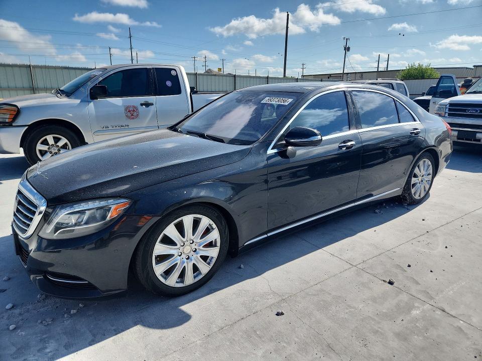 2015 Mercedes-benz S-klasse VIN WDDUG8FB0FA158531 COPART salvage auction — WATER/FLOOD, Tx - Certificate Of Title, sold $3,150 on 2026-07-09 (photo 1)