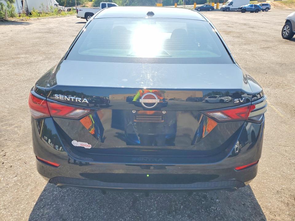 2024 Nissan Sentra VIN 3N1AB8CV7RY358738 COPART salvage auction — REAR END, Sc - Certificate Of Title, sold $9,800 on 2026-07-30 (photo 6)
