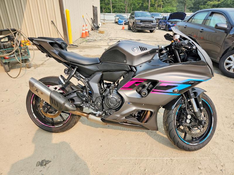 2024 Yamaha Yzfr7 VIN JYARM38E9RA009103 COPART salvage auction — SIDE, DE - SALVAGE CERTIFICATE (P), sold $2,100 on 2026-07-23 (photo 1)